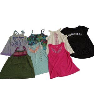 Lot of 7 The Childrens Place Girls Size S 5 6 Tank Tops T-Shirt